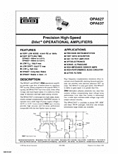 DataSheet OPA627 pdf